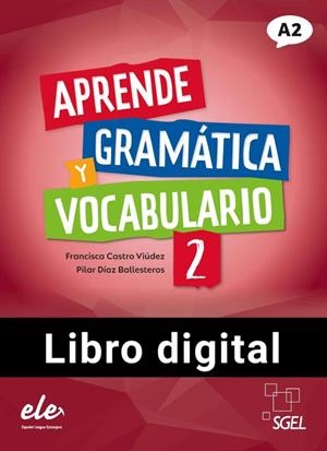 APRENDE GRAMATICA Y VOCABULARIO 2 @ NEDIGITAL | 9788419065629