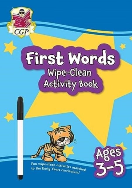 NEW FIRST WORDS WIPE-CLEAN ACTIVITY BOOK FOR AGES 3-5 (WITH PEN) | 9781789089721