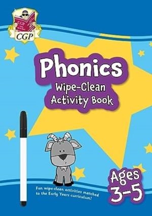 NEW PHONICS WIPE-CLEAN ACTIVITY BOOK FOR AGES 3-5 (WITH PEN) | 9781789089752