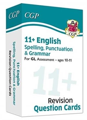 11+ GL REVISION QUESTION CARDS: ENGLISH SPELLING, PUNCTUATION & GRAMMAR - AGES 10-11 | 9781789085389