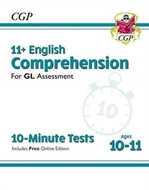 11+ GL 10-MINUTE TESTS: ENGLISH COMPREHENSION - AGES 10-11 BOOK 1 (WITH ONLINE EDITION) | 9781789086898