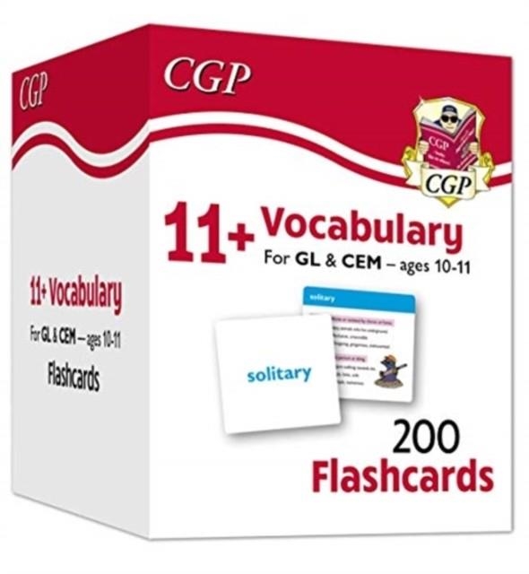 11+ VOCABULARY FLASHCARDS FOR AGES 10-11 - PACK 1 | 9781789086294