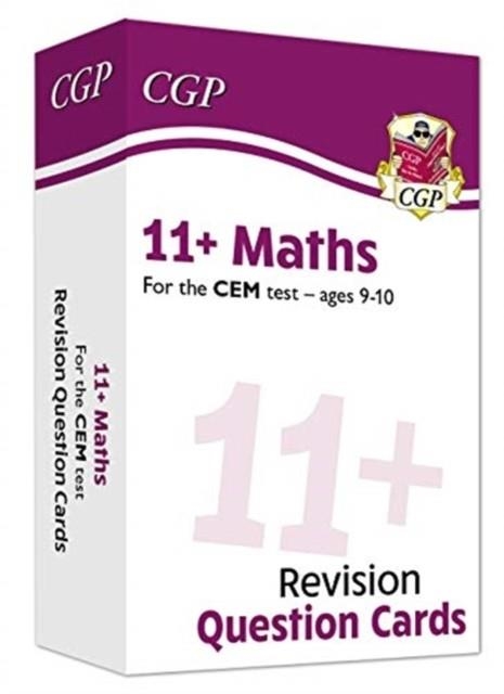 11+ CEM REVISION QUESTION CARDS: MATHS - AGES 9-10 | 9781789085488