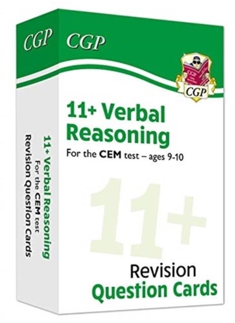 11+ CEM REVISION QUESTION CARDS: VERBAL REASONING - AGES 9-10 | 9781789085532