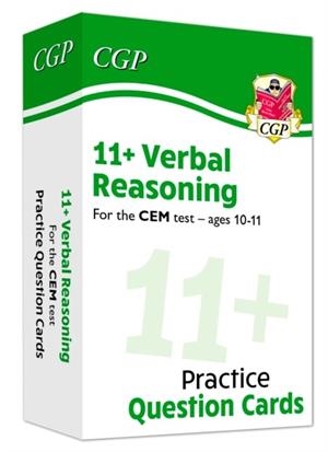 11+ CEM VERBAL REASONING REVISION QUESTION CARDS - AGES 10-11 | 9781789083835