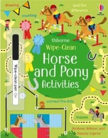 WIPE-CLEAN HORSE AND PONY ACTIVITIES | 9781474989015 | KIRSTEEN ROBSON