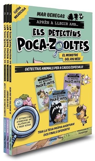 PACK APREN A LLEGIR AMB... ELS DETECTIUS POCA-ZOOLTES! 1-3. EN LLETRA MAJUSCULA | 9788413897998