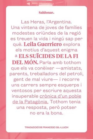 ELS SUICIDES DE LA FI DEL MON - CAT | 9788419571274 | LEILA GUERRIERO