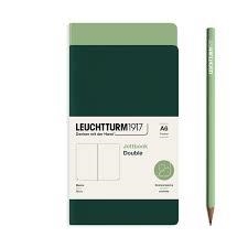 AGENDA JB DOUBLE SAGE & FOREST GREEN, T/B, A6, LISO | 4004117633201