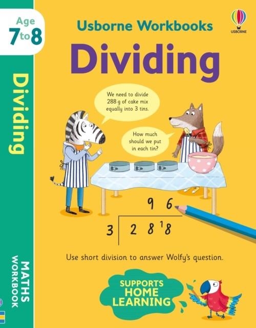 USBORNE WORKBOOKS DIVIDING 7-8 | 9781801313537 | HOLLY BATHIE