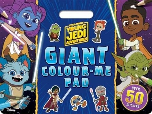 STAR WARS YOUNG JEDI ADVENTURES: GIANT COLOUR ME PAD | 9781837951895 | WALT DISNEY