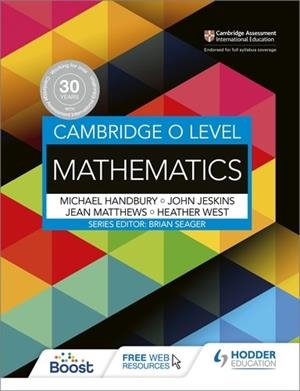 CAMBRIDGE O LEVEL MATHEMATICS BOOST EBOOK DIGITAL | 9781398370821