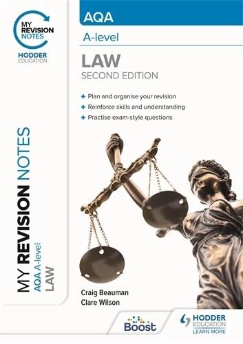 MY REVISION NOTES: AQA A LEVEL LAW SECOND EDITION-DIGITAL | 9781398371040