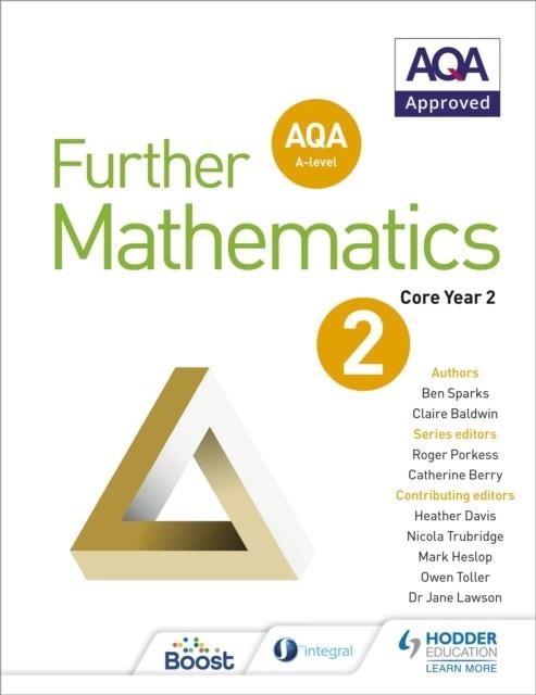 AQA A LEVEL FURTHER MATHEMATICS YEAR 2 | 9781471883323