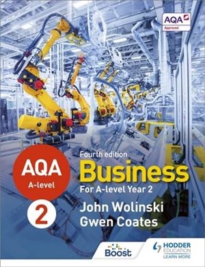 AQA A-LEVEL BUSINESS YEAR 2 FOURTH EDITION (WOLINSKI AND COATES) | 9781510455481