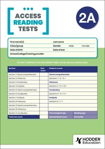 NEW ACCESS READING TEST (ART) 2A, PK10 | 9781510487253
