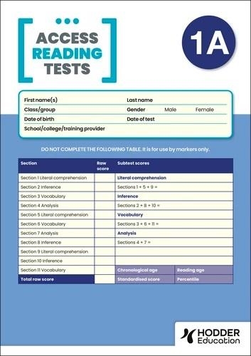 NEW ACCESS READING TEST (ART) 1A, PK10 | 9781510487239