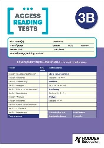 NEW ACCESS READING TEST (ART) 3B, PK10 | 9781510487284