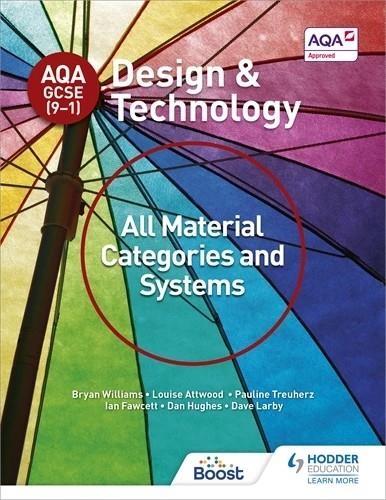 AQA GCSE (9-1) DESIGN AND TECHNOLOGY: ALL MATERIAL CATEGORIES AND SYSTEMS BOOST UNIT EBOOK *DIGITAL* | 9781398359642
