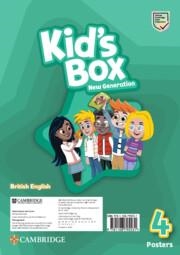 KID'S BOX NEW GENERATION LEVEL 4 POSTERS BRITISH ENGLISH | 9781108795531