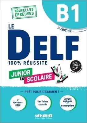 100% DELF JUNIOR SCOL B1 LIVRE+APP ED23 | 9782278108589