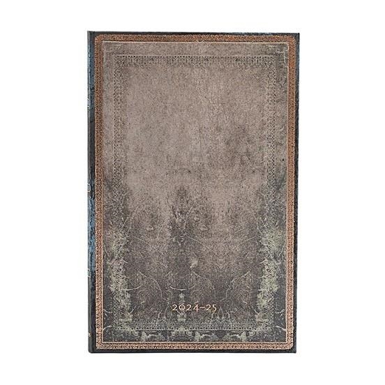 AGENDA 2024 18 MESES / GRIS PALOMA - COLECCIÓN CUERO ANTIGUO / MAXI | 9781408753958