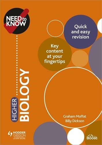 NEED TO KNOW: HIGHER BIOLOGY-DIGITAL | 9781398354135