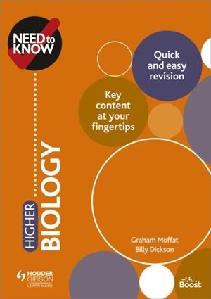 NEED TO KNOW: HIGHER BIOLOGY | 9781510451094
