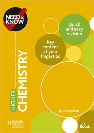 NEED TO KNOW: HIGHER CHEMISTRY-DIGITAL | 9781398354142