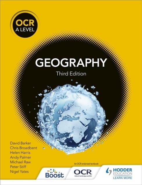 OCR A LEVEL GEOGRAPHY THIRD EDITION | 9781398312579