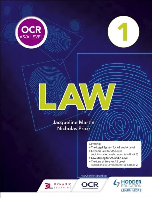 OCR AS/A LEVEL LAW BOOK 1 | 9781510401761