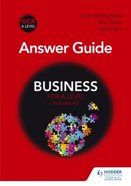 OCR BUSINESS FOR A LEVEL ANSWER GUIDE | 9781471836565