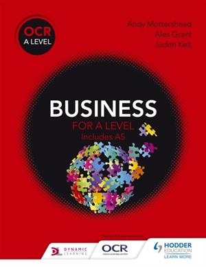OCR BUSINESS FOR A LEVEL | 9781471836152