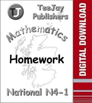 TEEJAY NATIONAL 4 MATHEMATICS HOMEWORK PACK (BOOK 1)-DIGITAL | 9781398316324