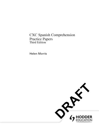 PRACTICE PAPERS CXC SPANISH COMPREHENSIVE PAPER, 3RD. EDITION | 9780582337763