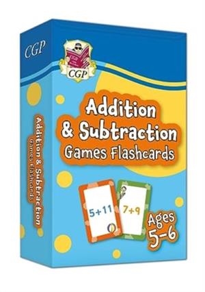ADDITION & SUBTRACTION GAMES FLASHCARDS FOR AGES 5-6 (YEAR 1) | 9781789088175
