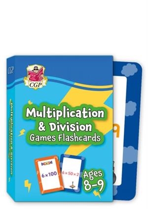 MULTIPLICATION & DIVISION GAMES FLASHCARDS FOR AGES 8-9 (YEAR 4) | 9781789088229