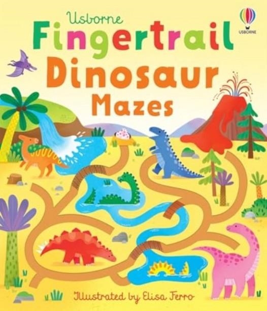 FINGERTRAIL DINOSAUR MAZES | 9781805071150