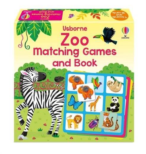 ZOO MATCHING GAMES AND BOOK | 9781805312284