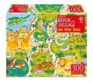 USBORNE BOOK AND JIGSAW AT THE ZOO | 9781805077732