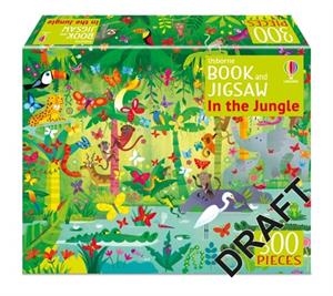 USBORNE BOOK AND JIGSAW IN THE JUNGLE | 9781805077848