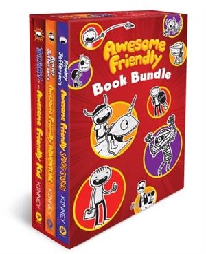 AWESOME FRIENDLY 3-BOOK HARDCOVER GIFT SET: DIARY OF AN AWESOME FRIENDLY KID, ROWLEY JEFFERSON'S AWESOME FRIENDLY ADVENTURE, AND ROWLEY JEFFERSON'S AW | 9781419763175 | JEFF KINNEY