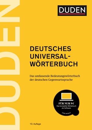 DUDEN DEUTSCHES UNIVERSALWORTERBUCH | 9783411055104