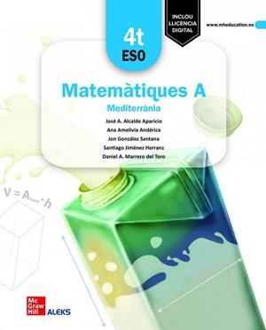 MATEMATIQUES A 4 ESO MED LOMLOE CAT | 9788448638115