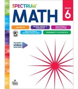 SPECTRUM MATH GRADE 6 | 9781483871493