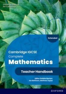 CAMBRIDGE IGCSE COMPLETE MATHEMATICS EXTENDED: TEACHER HANDBOOK SIXTH EDITION | 9781382042543 | BETTISON/TAYLOR/BARTON