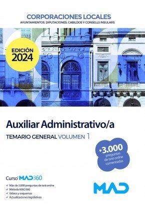 AUXILIAR ADMINISTRATIVO/A CORPORACION LOCAL TEMARIO 1 | 9788414274378