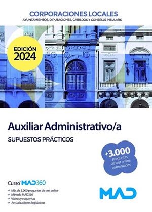 AUXILIAR ADMINISTRATIVO/A CORPORACION LOCAL SUPUESTOS PRACTICOS | 9788414274828