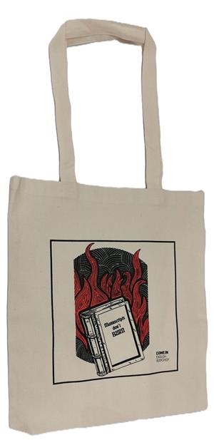 TOTE BAG MANUSCRIPTS DON'T BURN | TOTEBAG000017