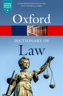 OXFORD: A DICTIONARY OF LAW | 9780192897497 | JONATHAN LAW